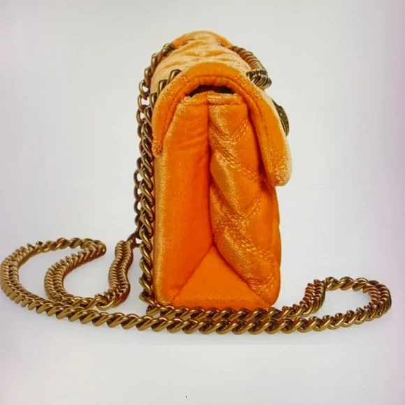 KURT GEIGER LONDON MINI KENSINGTON VELVET CROSSBODY BAG - Picture 5 of 7